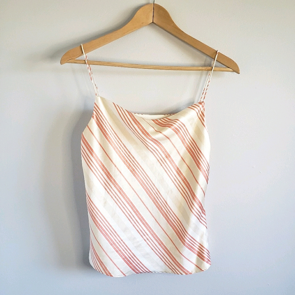 Banana Republic Striped Silk Cami Sm Y2K
